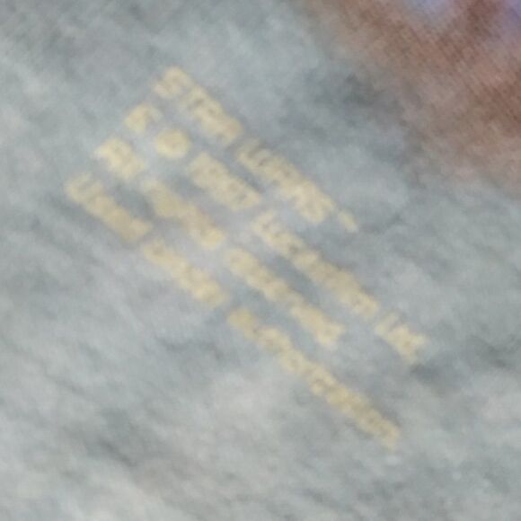 Vintage Liquid Blue Yoda Star Wars Tie Dye T-Shirt - Picture 3 of 6